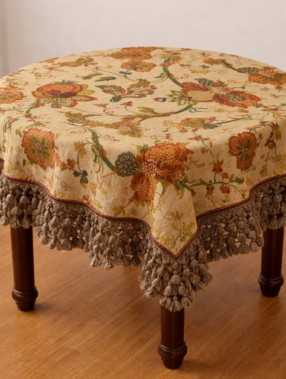 Vintage Tapestry Tassel Tablecloth